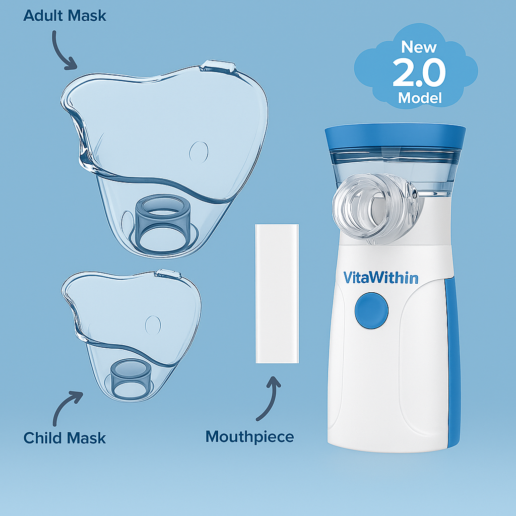 VitaWithin Essentials - Child Mask, Mouthipiece & Adult Mask